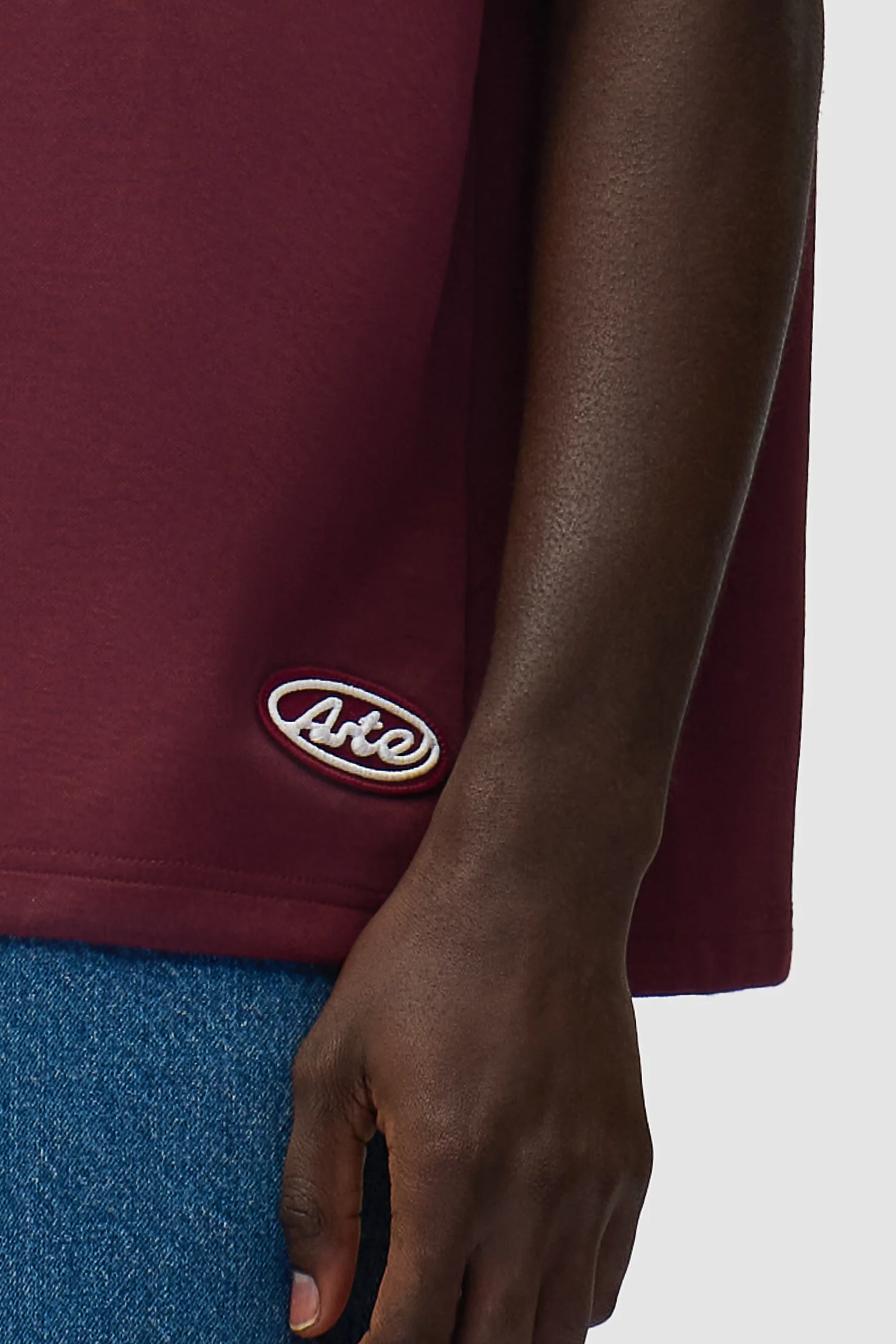 32 Jersey - White/Bordeaux - Image 9