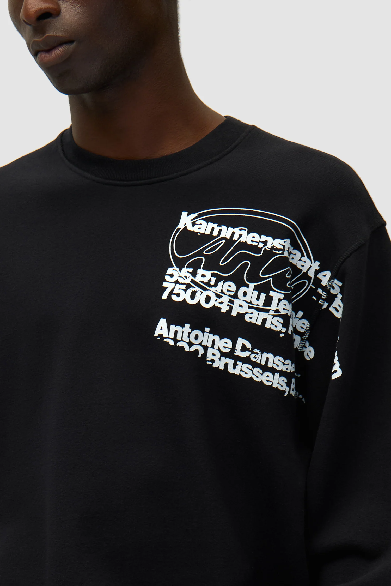 Address Crewneck - Black - Image 8