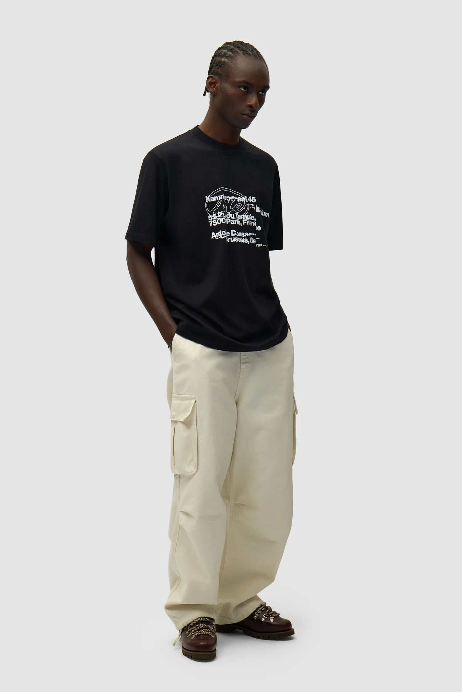 Address T-shirt - Black - Image 5