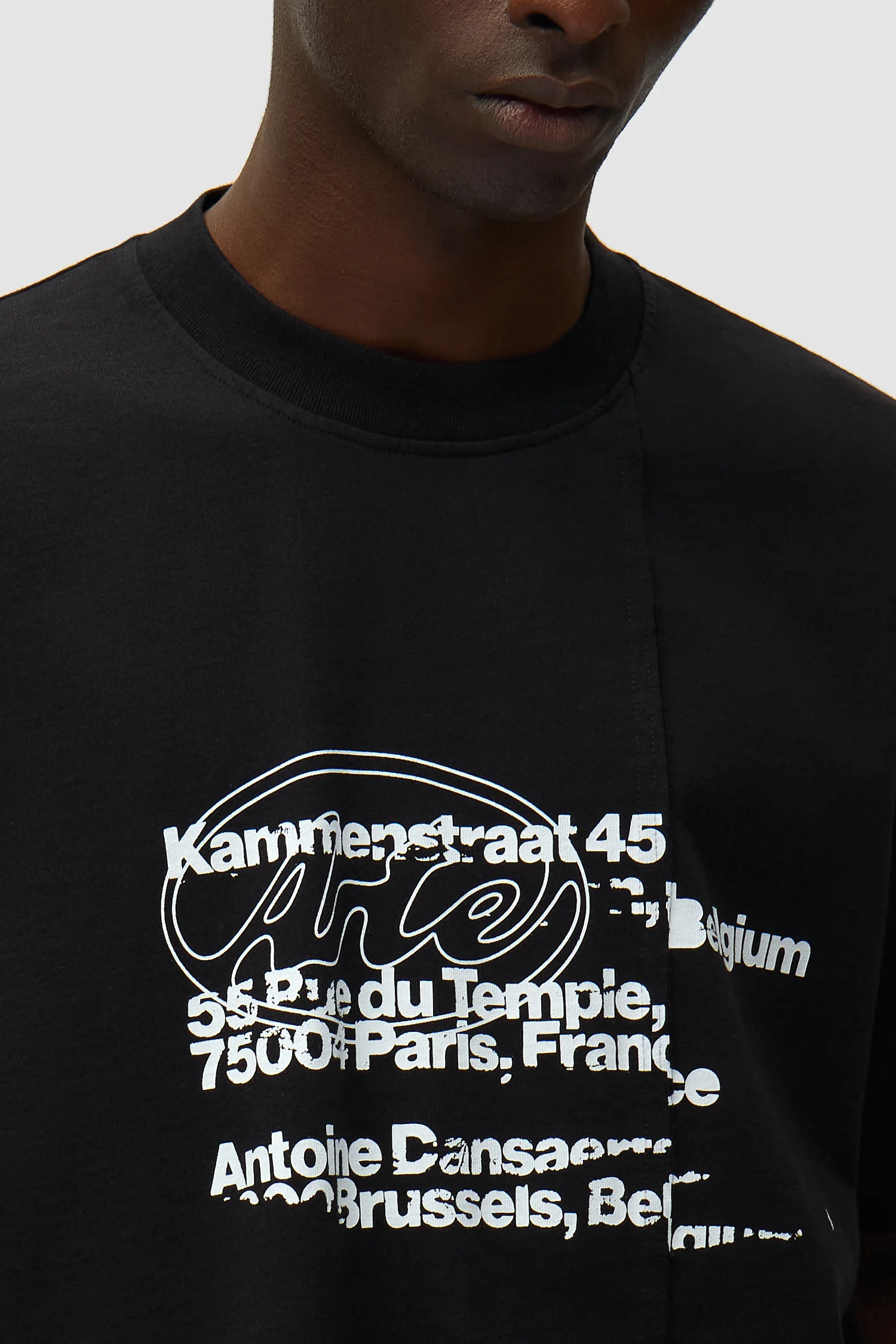 Address T-shirt - Black - Image 8