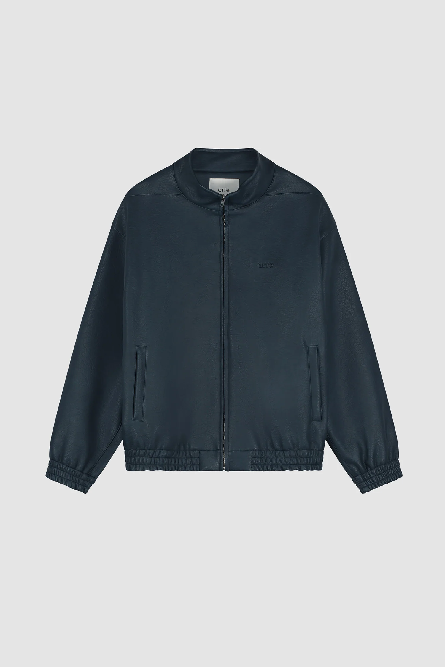 Arte for adidas Faux Leather Jacket - Navy - Image 10