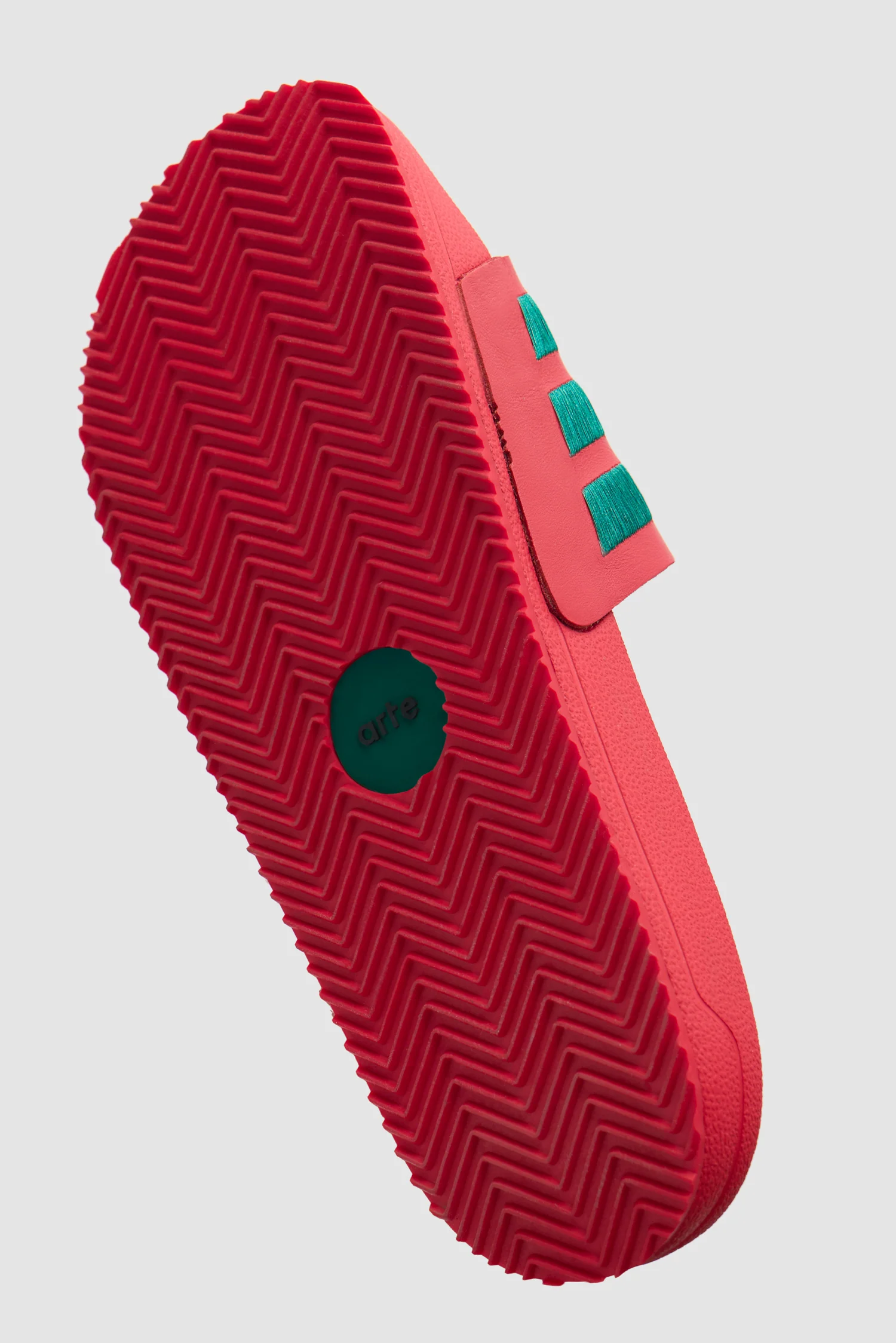 Arte for adidas Adilette - Better Scarlet/Collegiate Green - Image 7