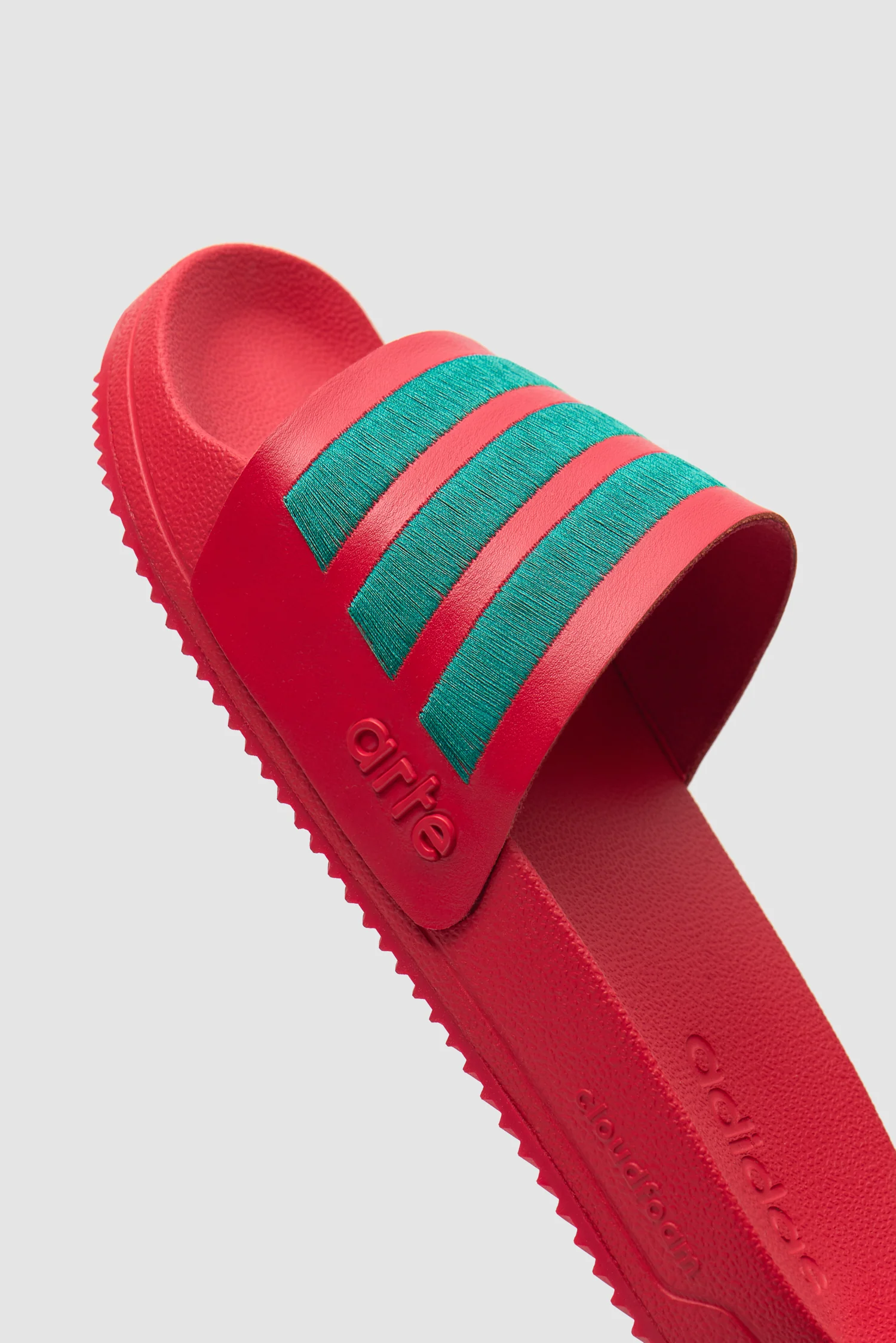 Arte for adidas Adilette - Better Scarlet/Collegiate Green - Image 8