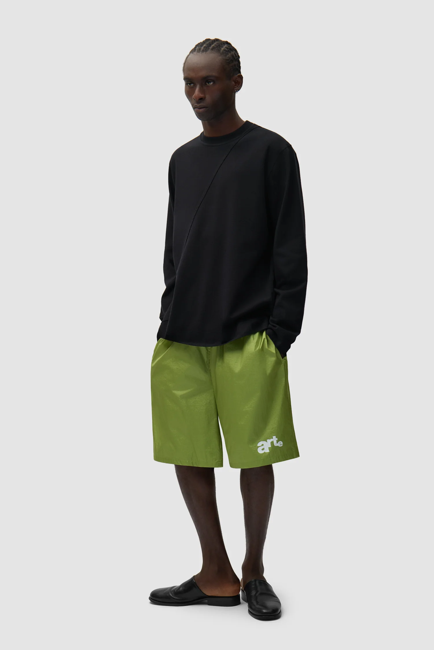 Big Logo Shorts - Green - Image 5