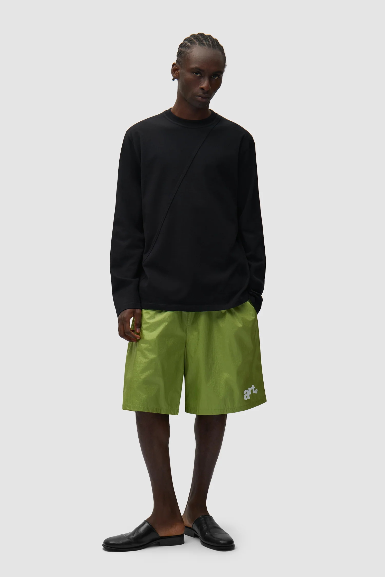 Big Logo Shorts - Green - Image 6