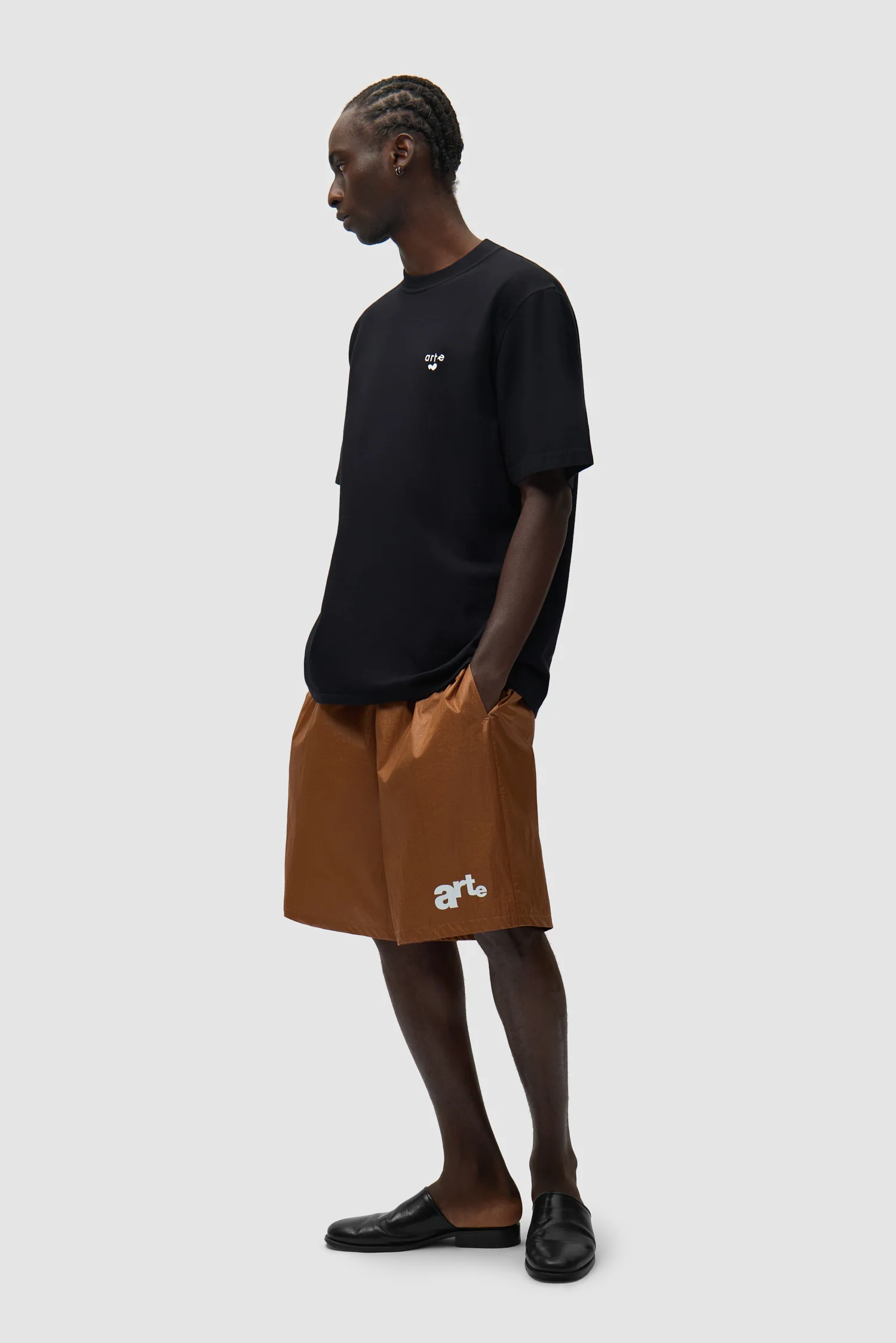 Big Logo Shorts - Orange - Image 5