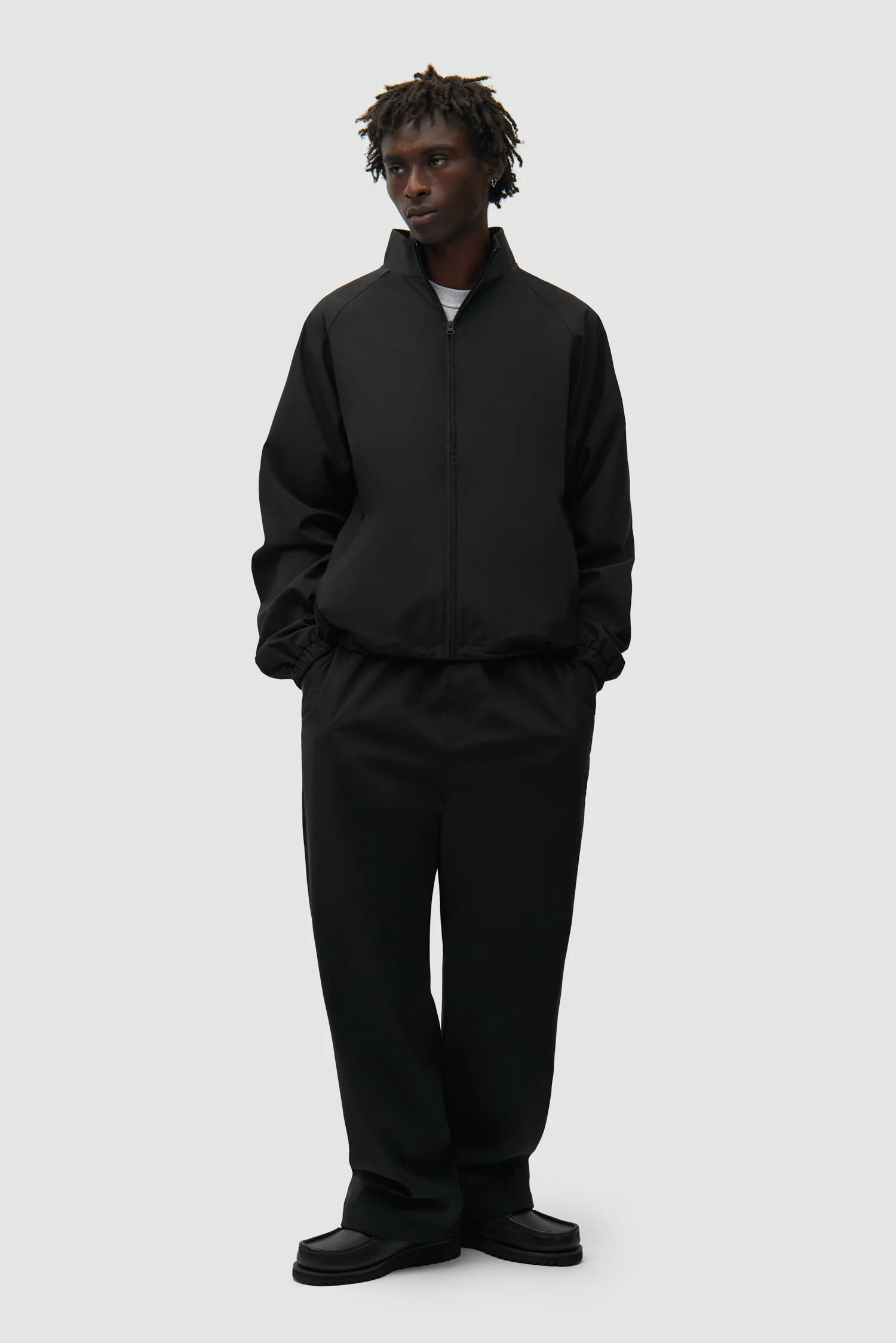 Branded Trackjacket - Black - Image 4