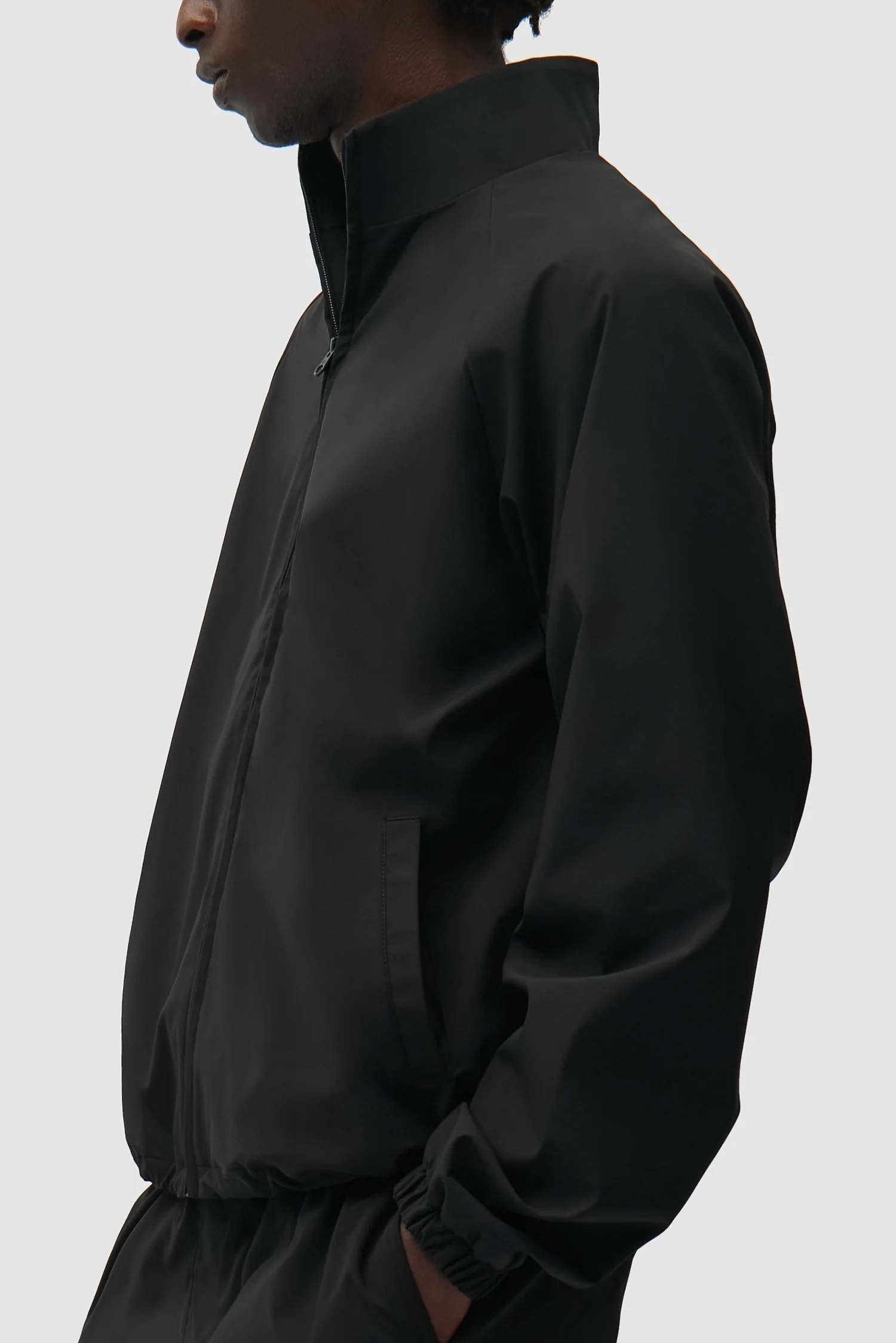 Branded Trackjacket - Black - Image 7
