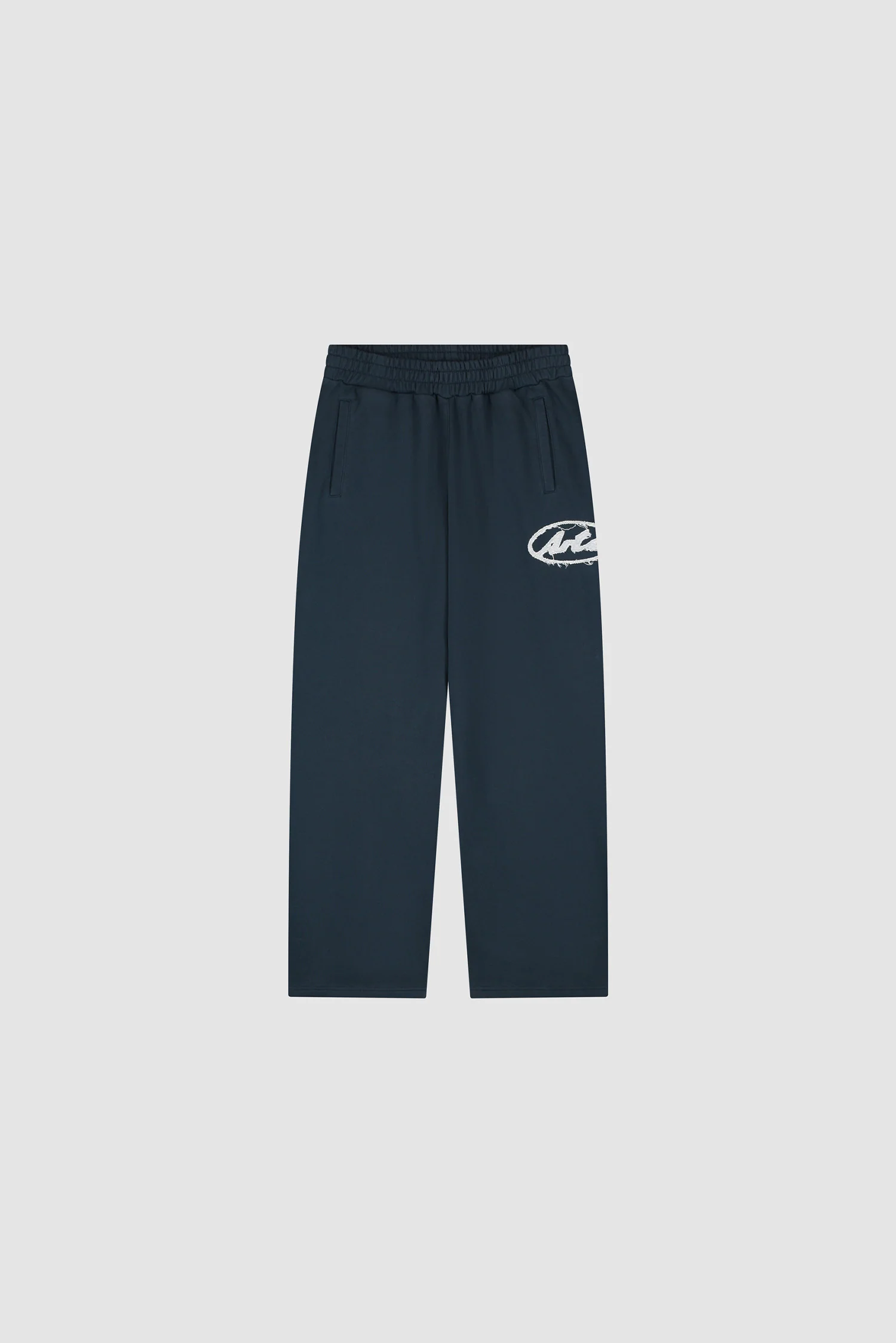 Circle Patch Logo Sweatpants - Navy - Image 9