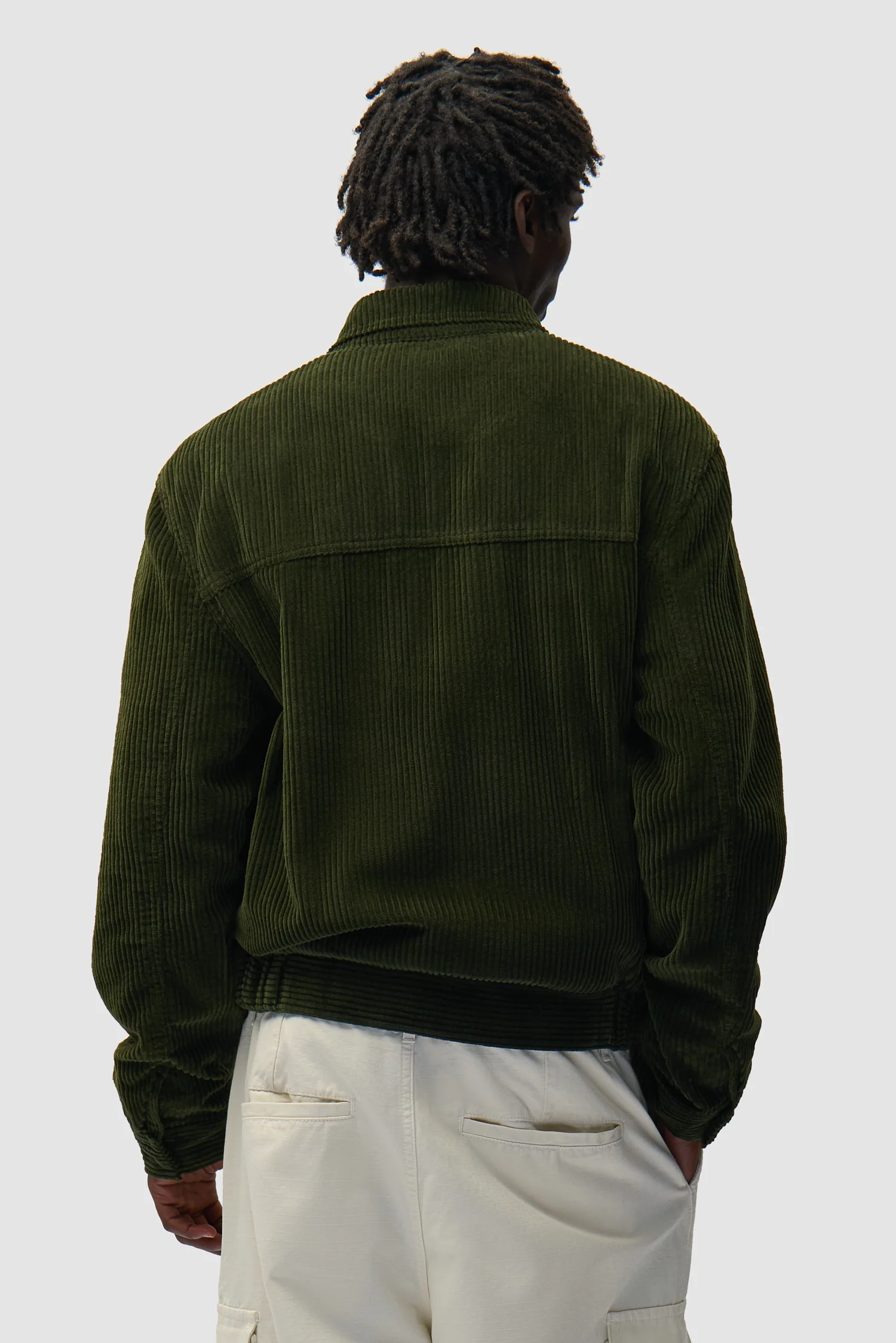 Corduroy Jacket - Green - Image 3