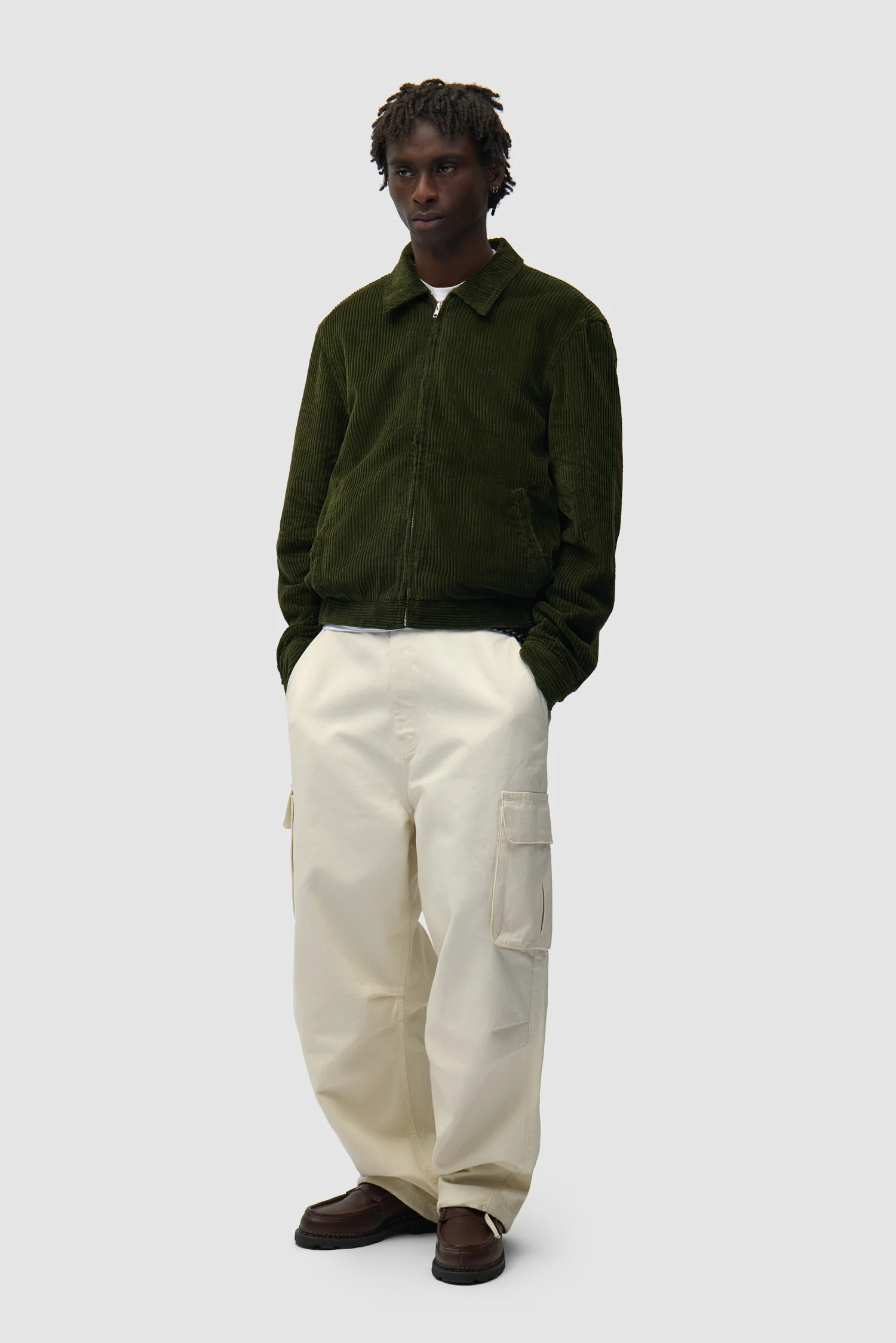 Corduroy Jacket - Green - Image 5