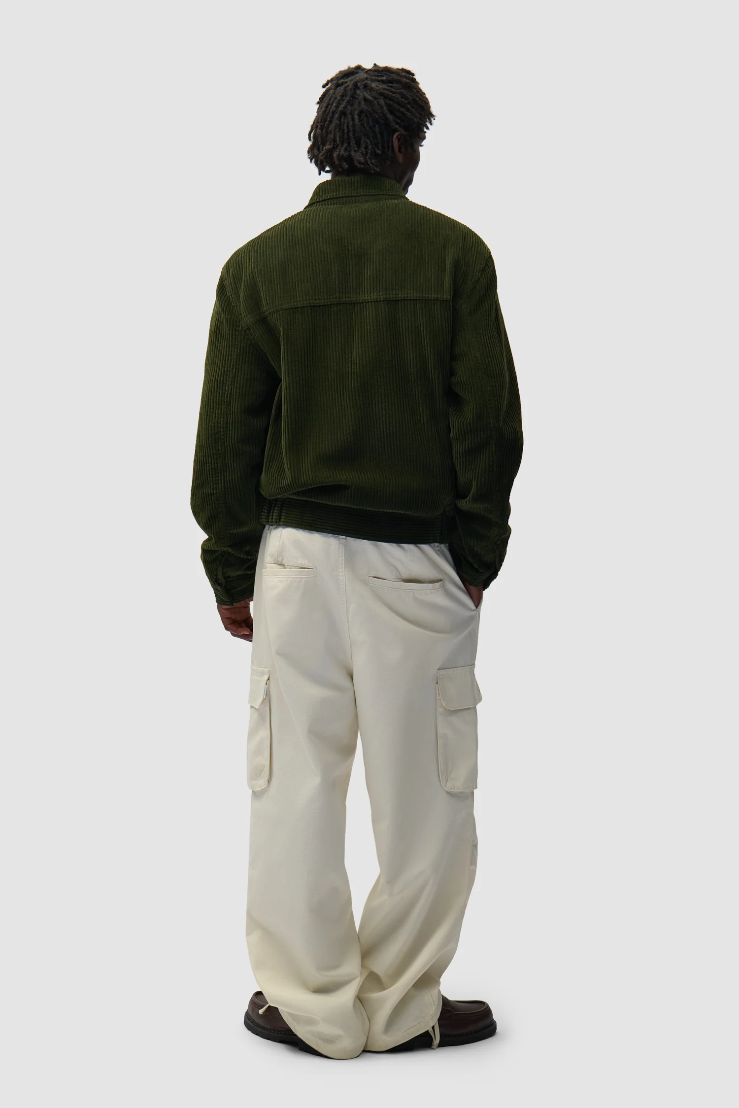 Corduroy Jacket - Green - Image 6