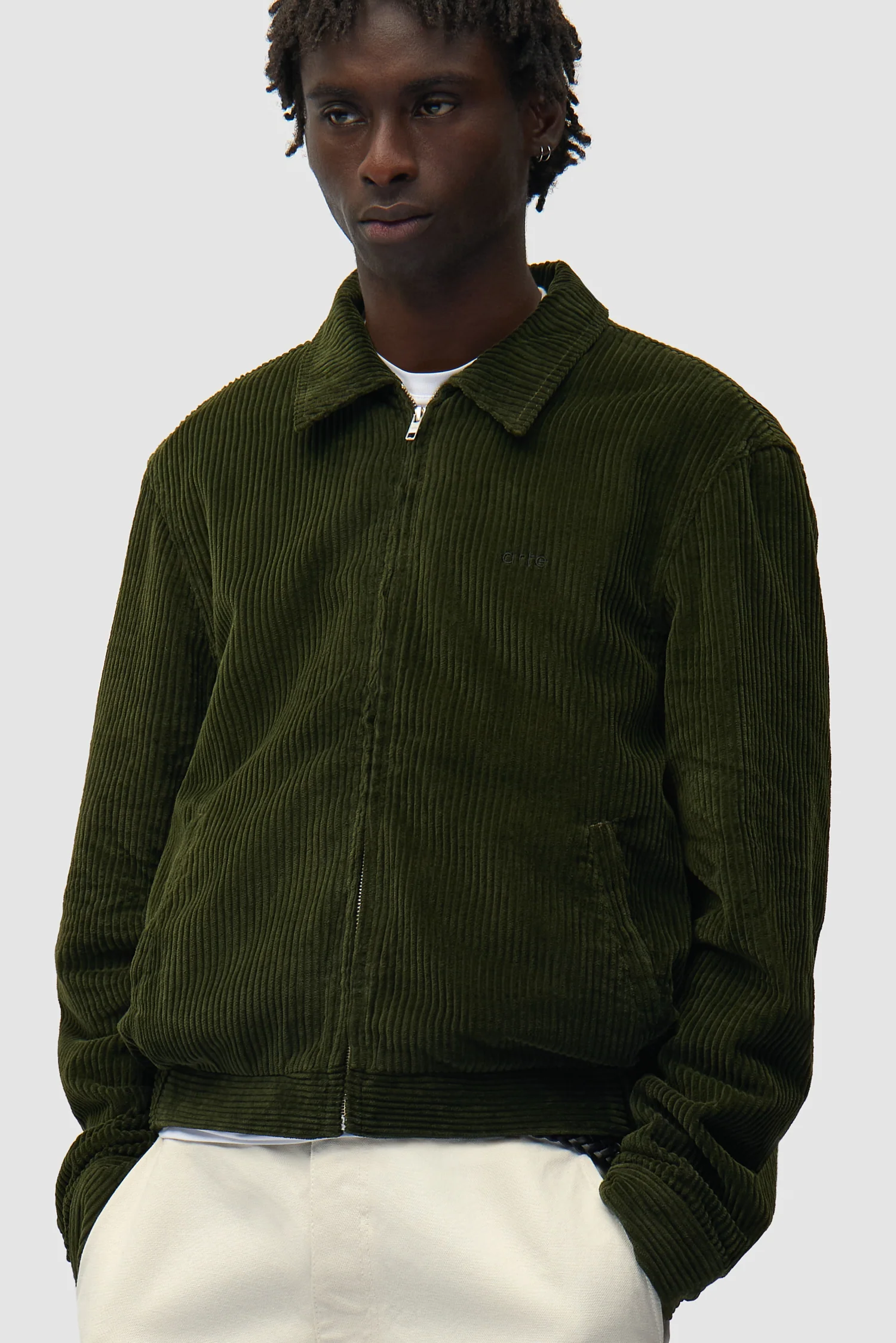 Corduroy Jacket - Green - Image 7