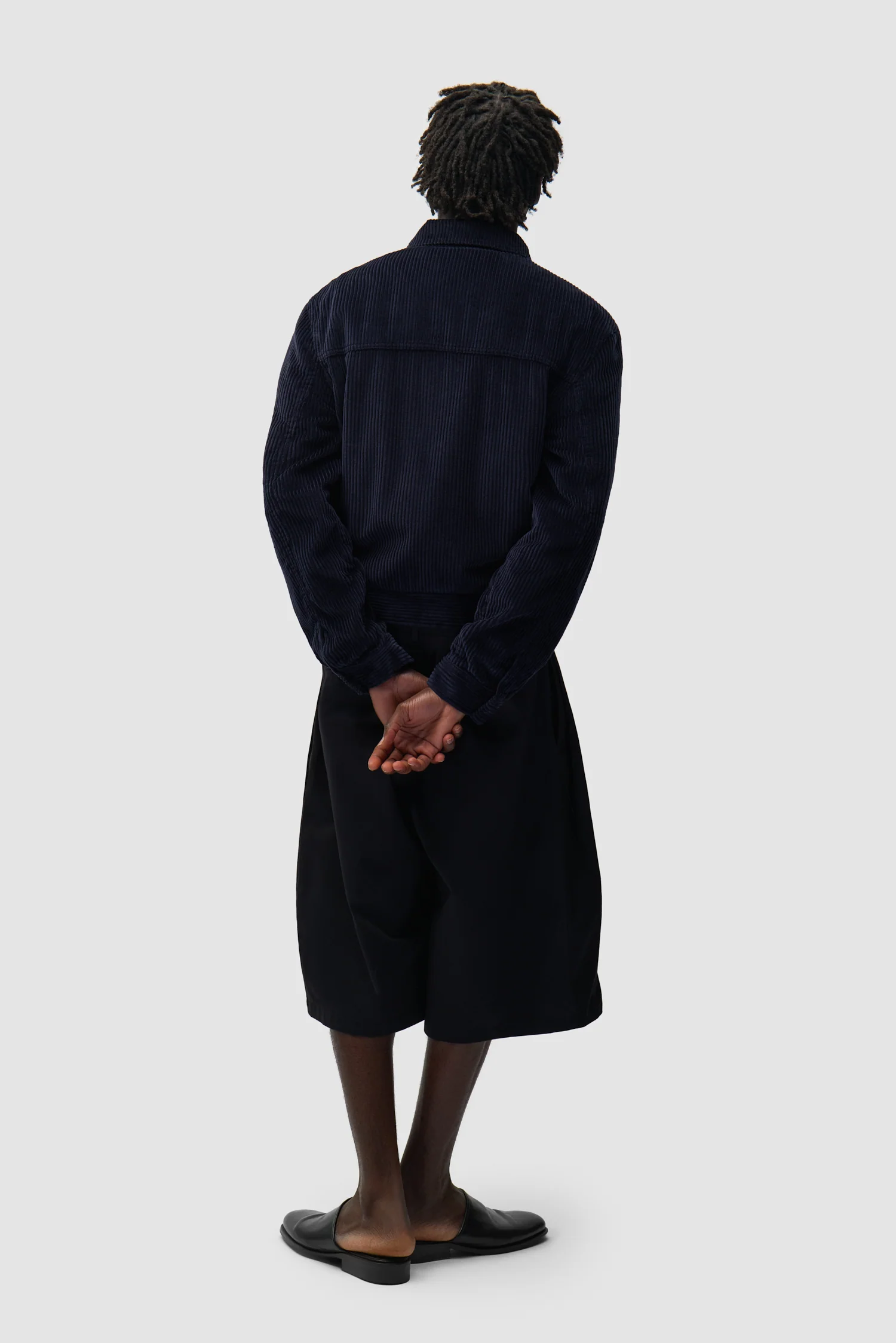 Corduroy Jacket - Navy - Image 6