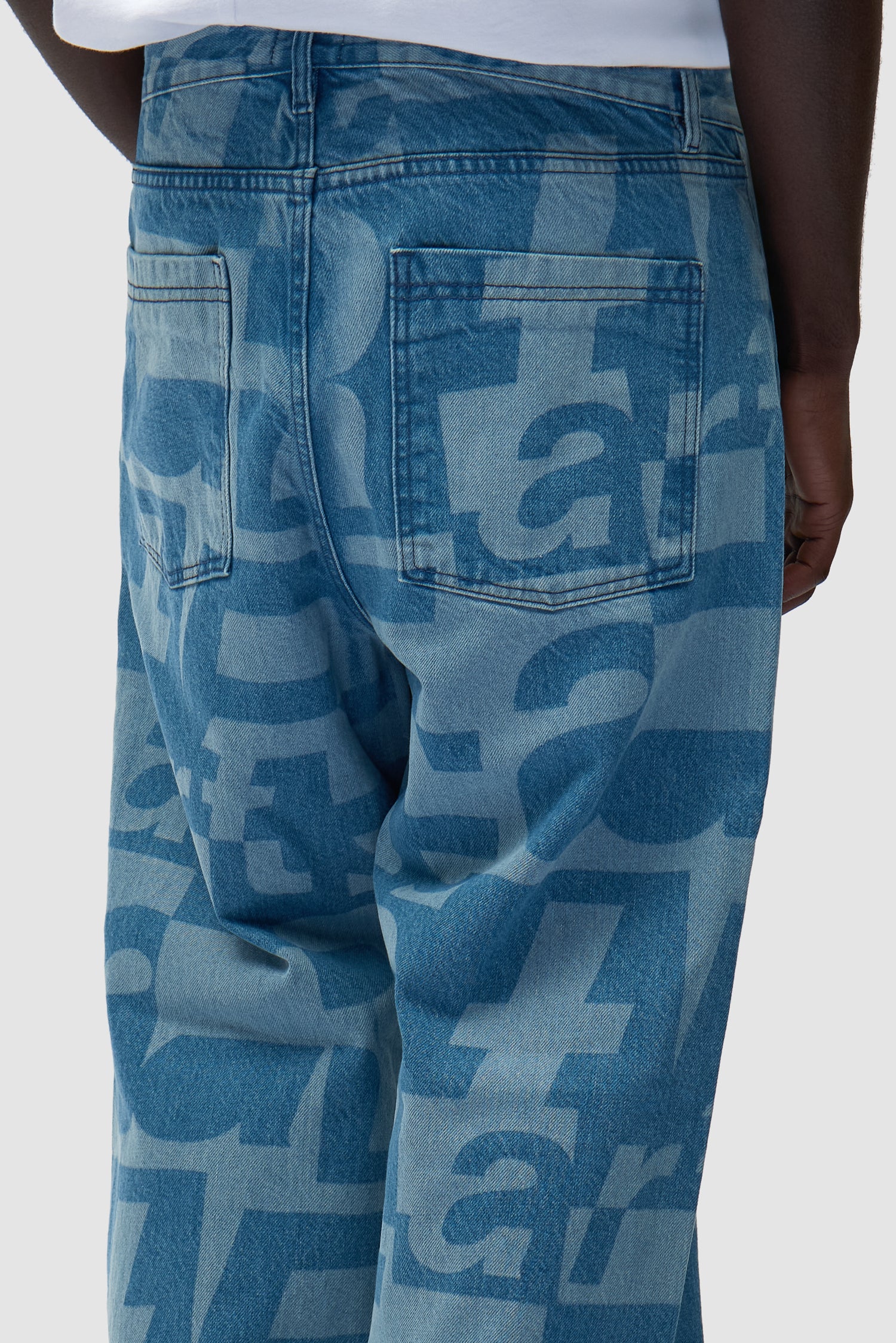 Denim Allover Pants - Raw Denim - Image 9