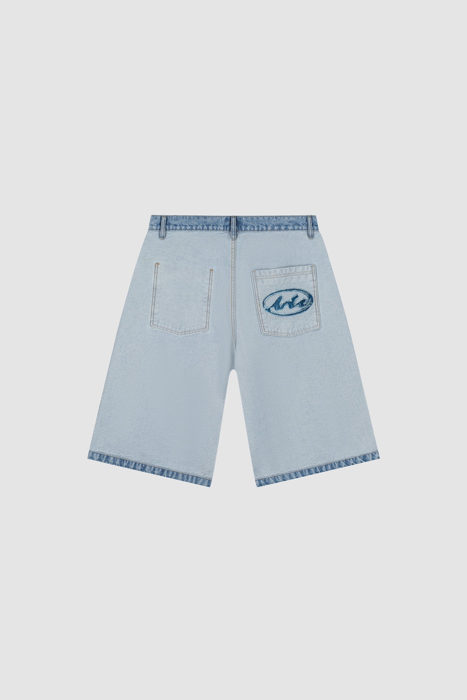 Denim Inside/Out Shorts - Denim Bleach - Image 11