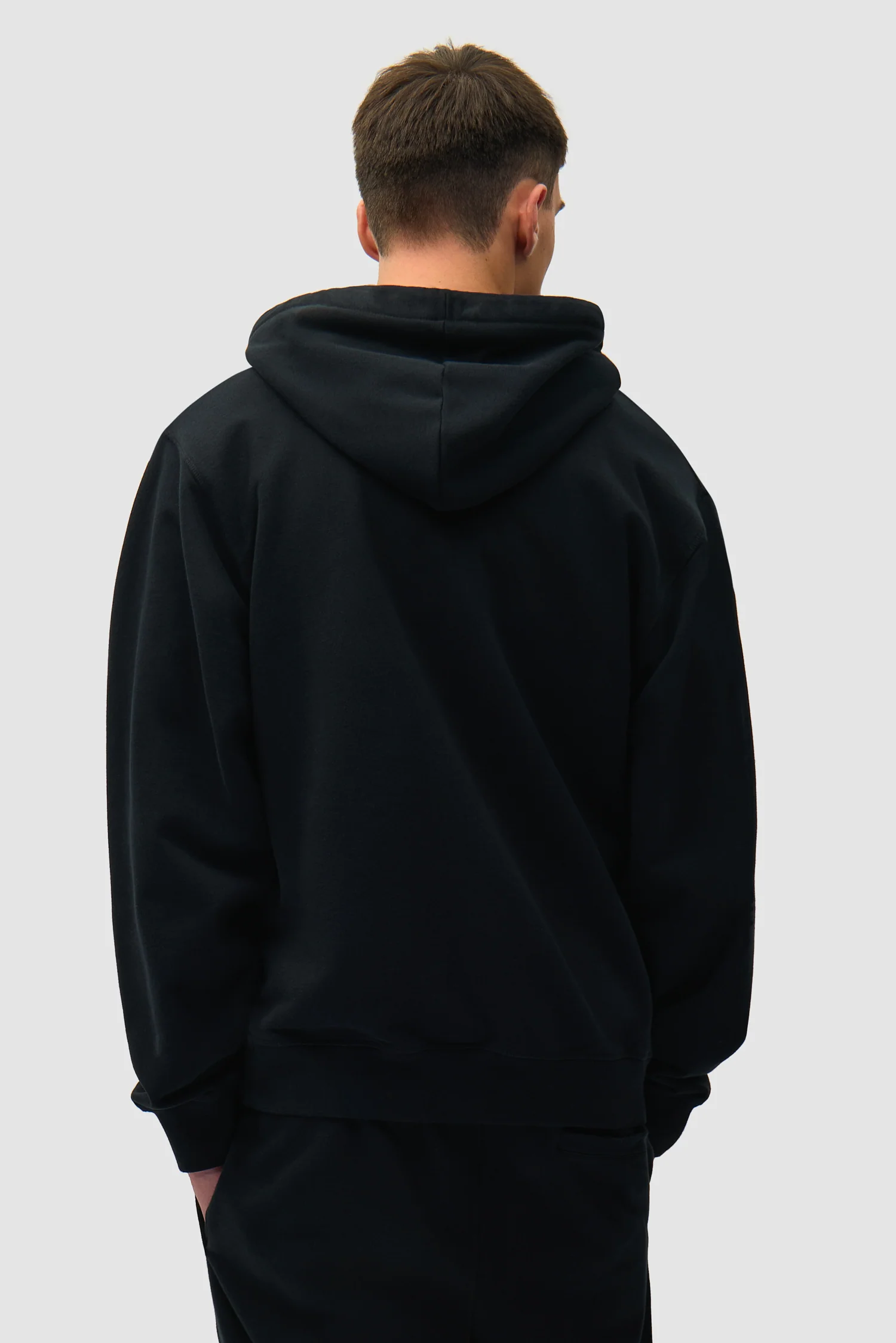 Heart Logo Hoodie - Black - Image 3