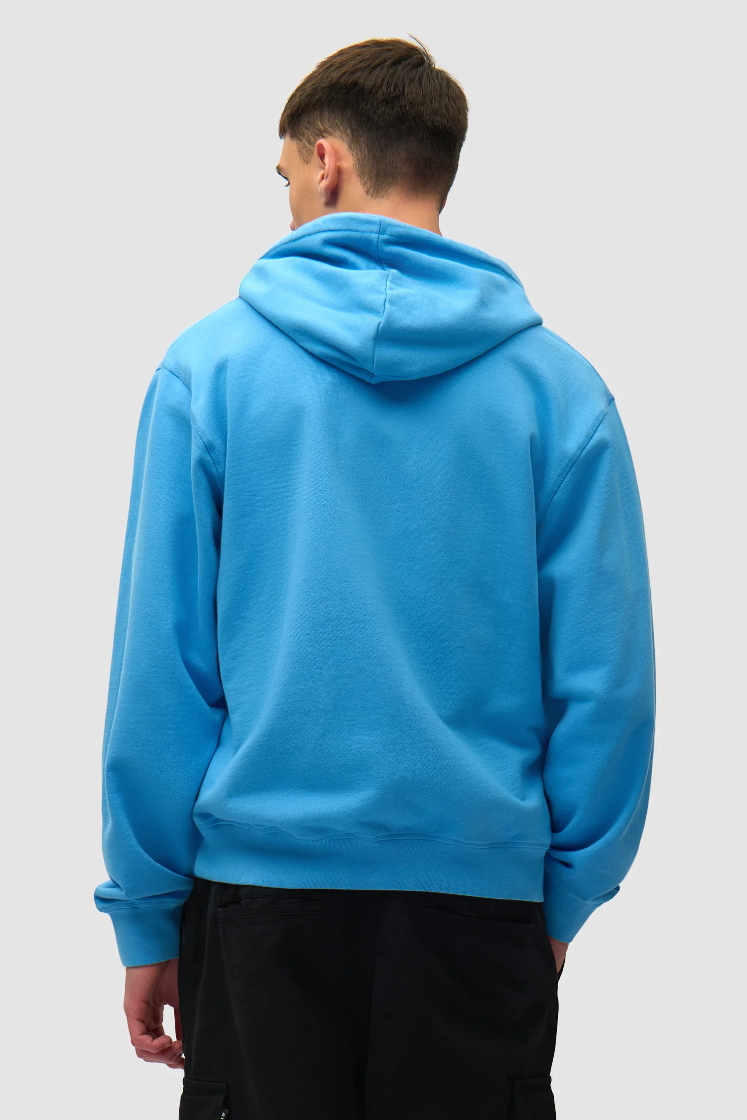 Heart Logo Hoodie - Blue - Image 3
