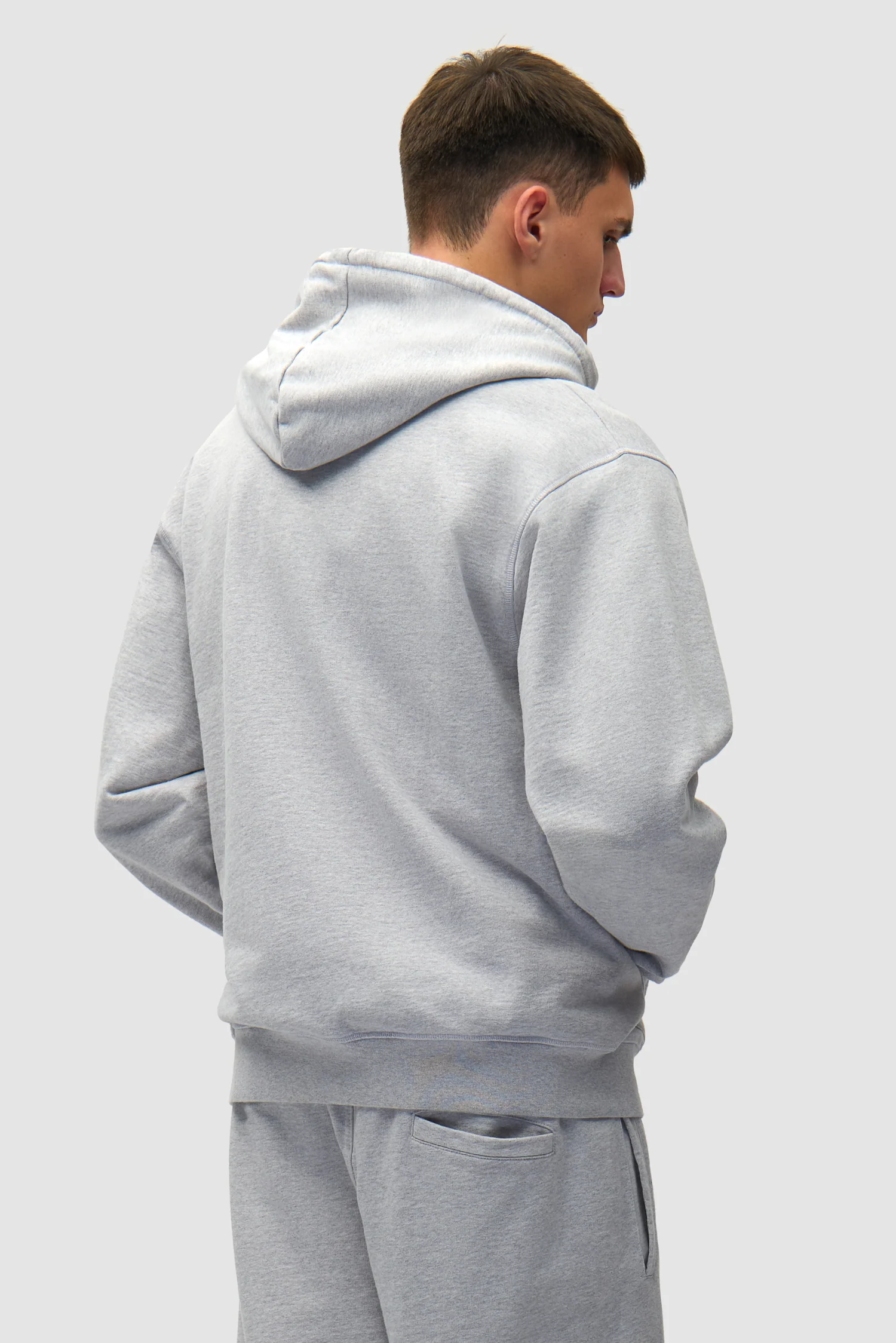 Heart Logo Hoodie - Grey - Image 3