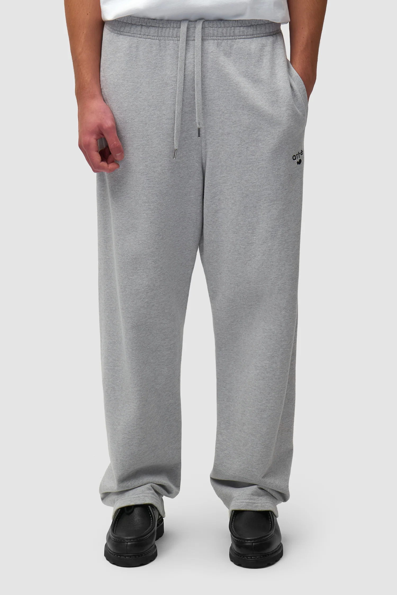 Heart Logo Sweatpants - Grey - Image 3