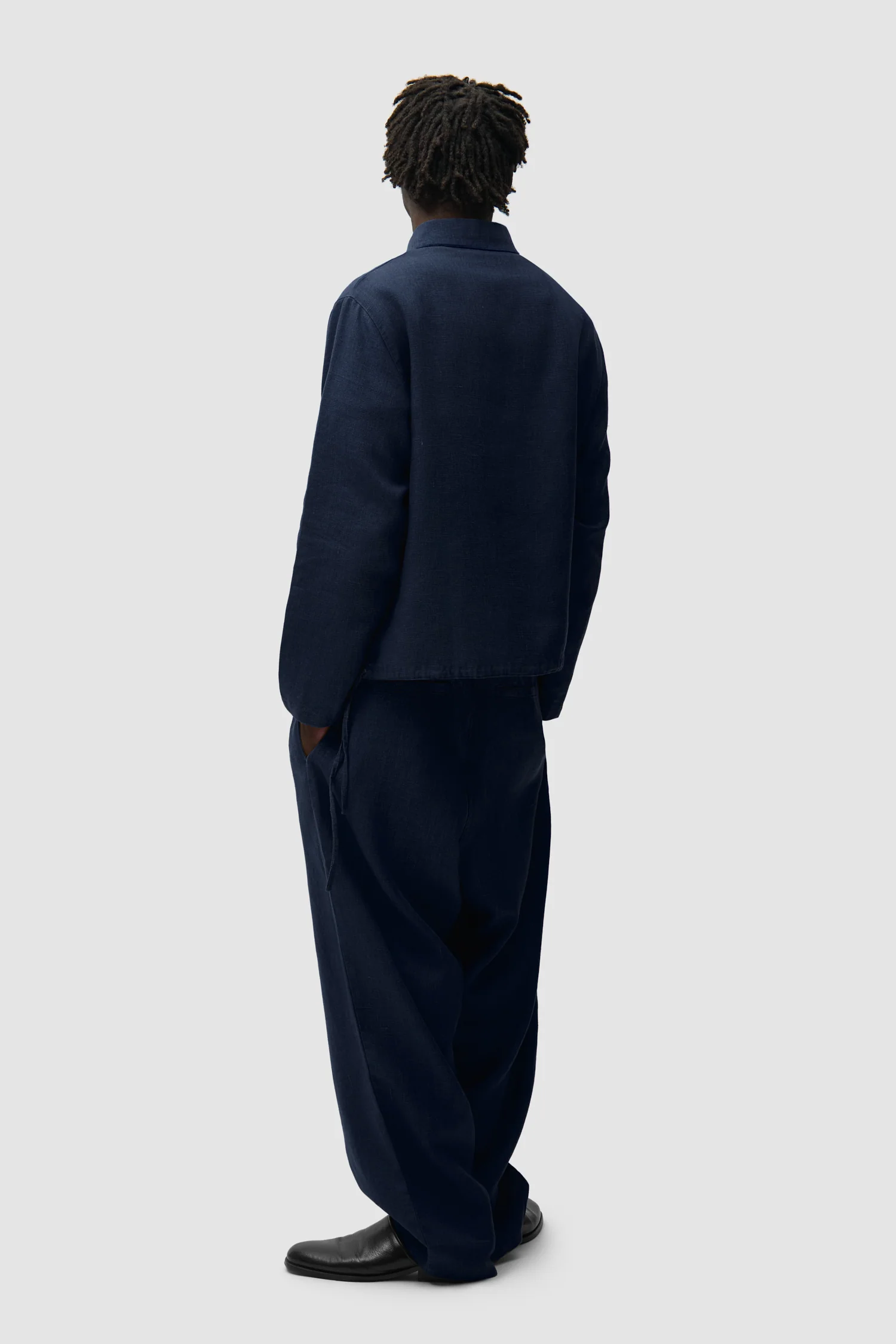 Linen Pants - Navy - Image 7