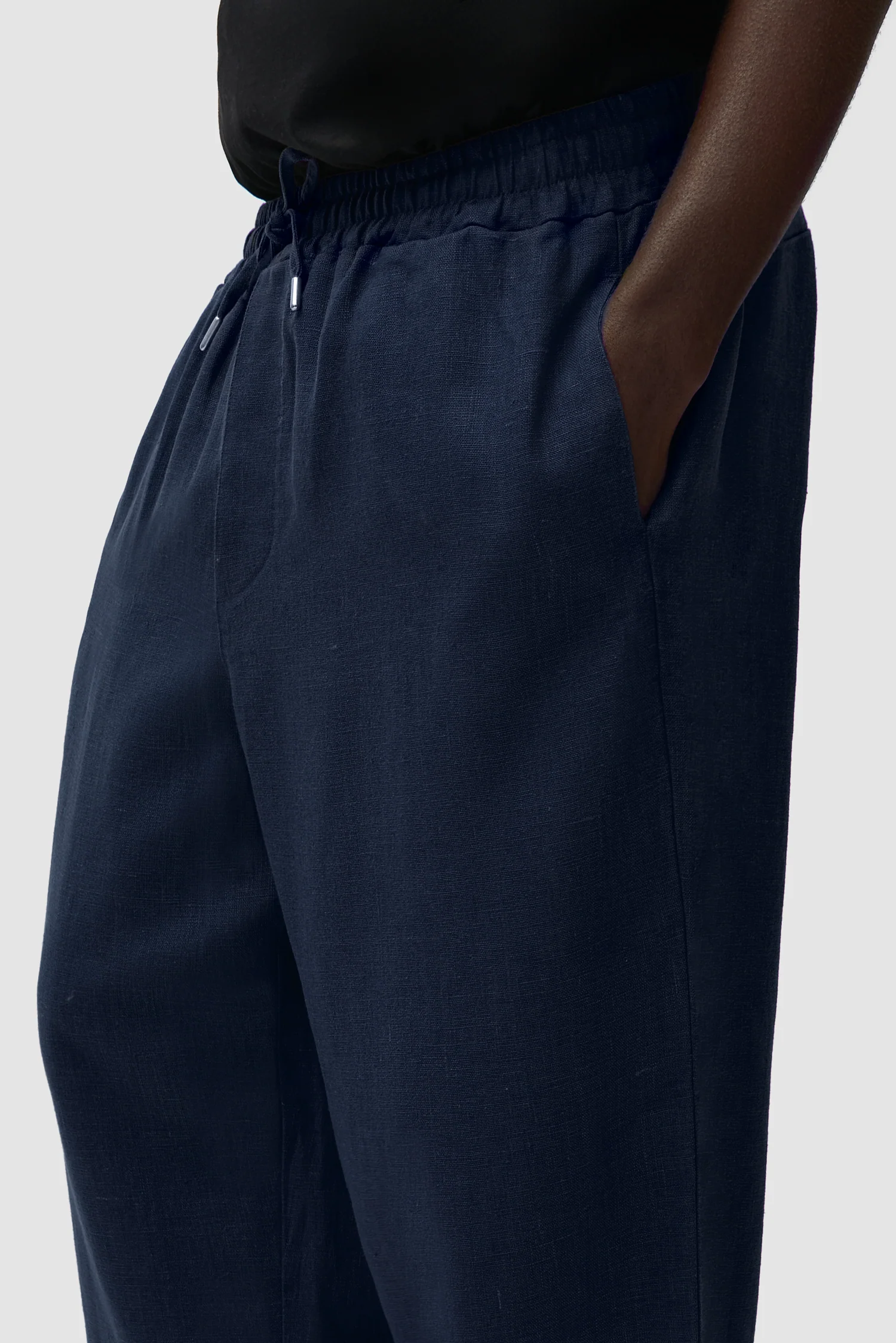 Linen Pants - Navy - Image 8