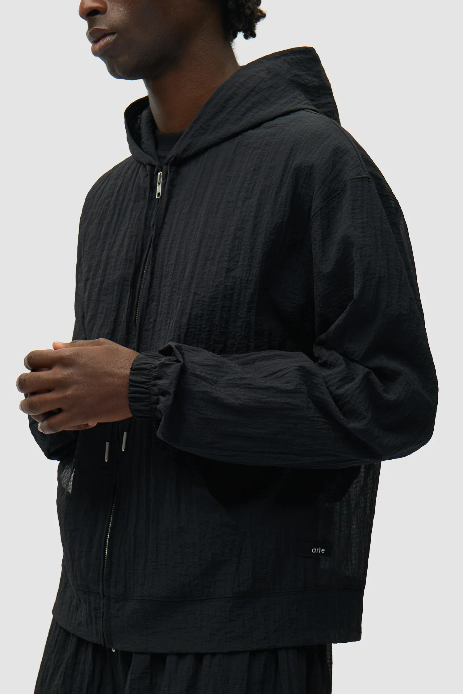 Mesh Jacket - Black - Image 7