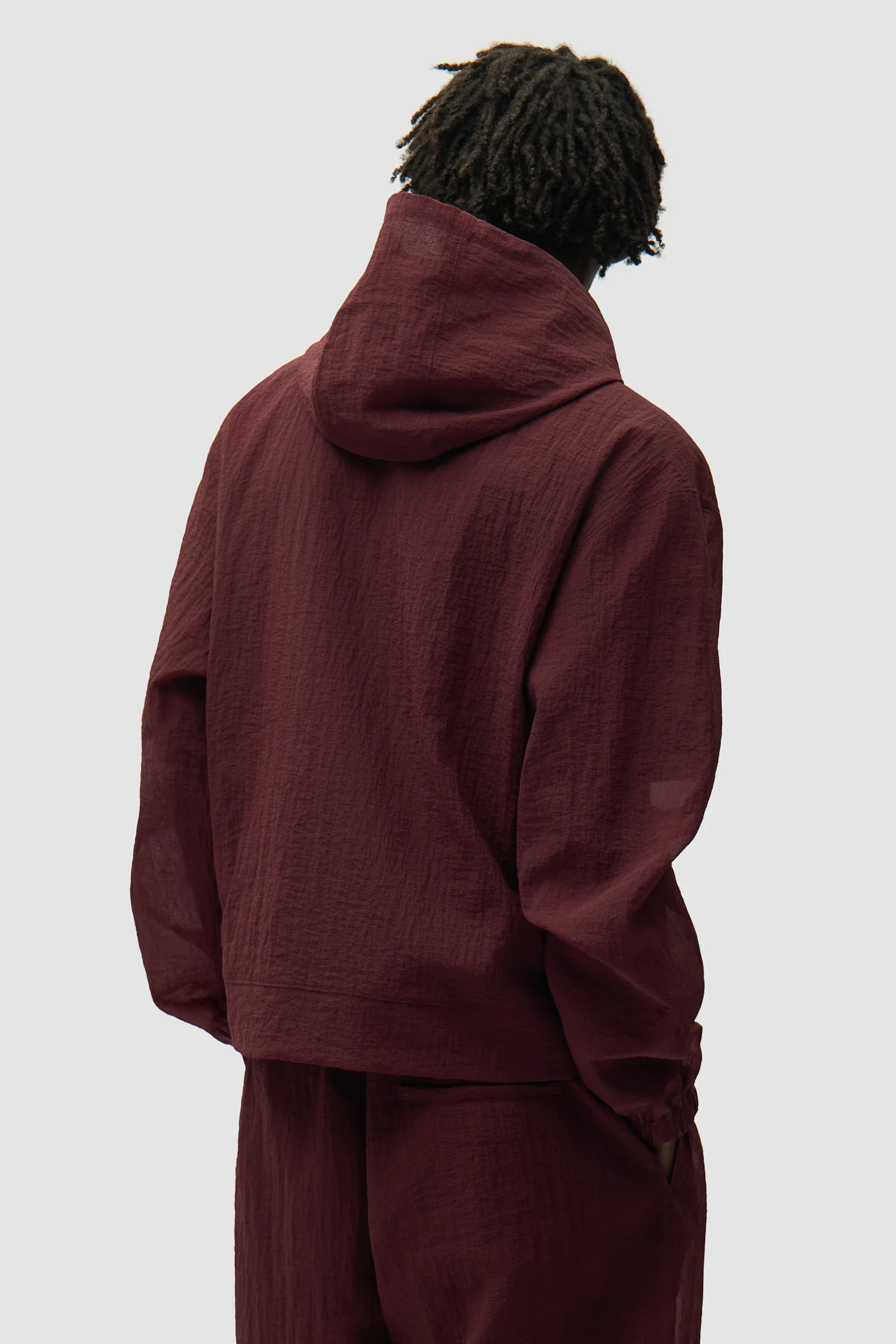 Mesh Jacket - Bordeaux - Image 3