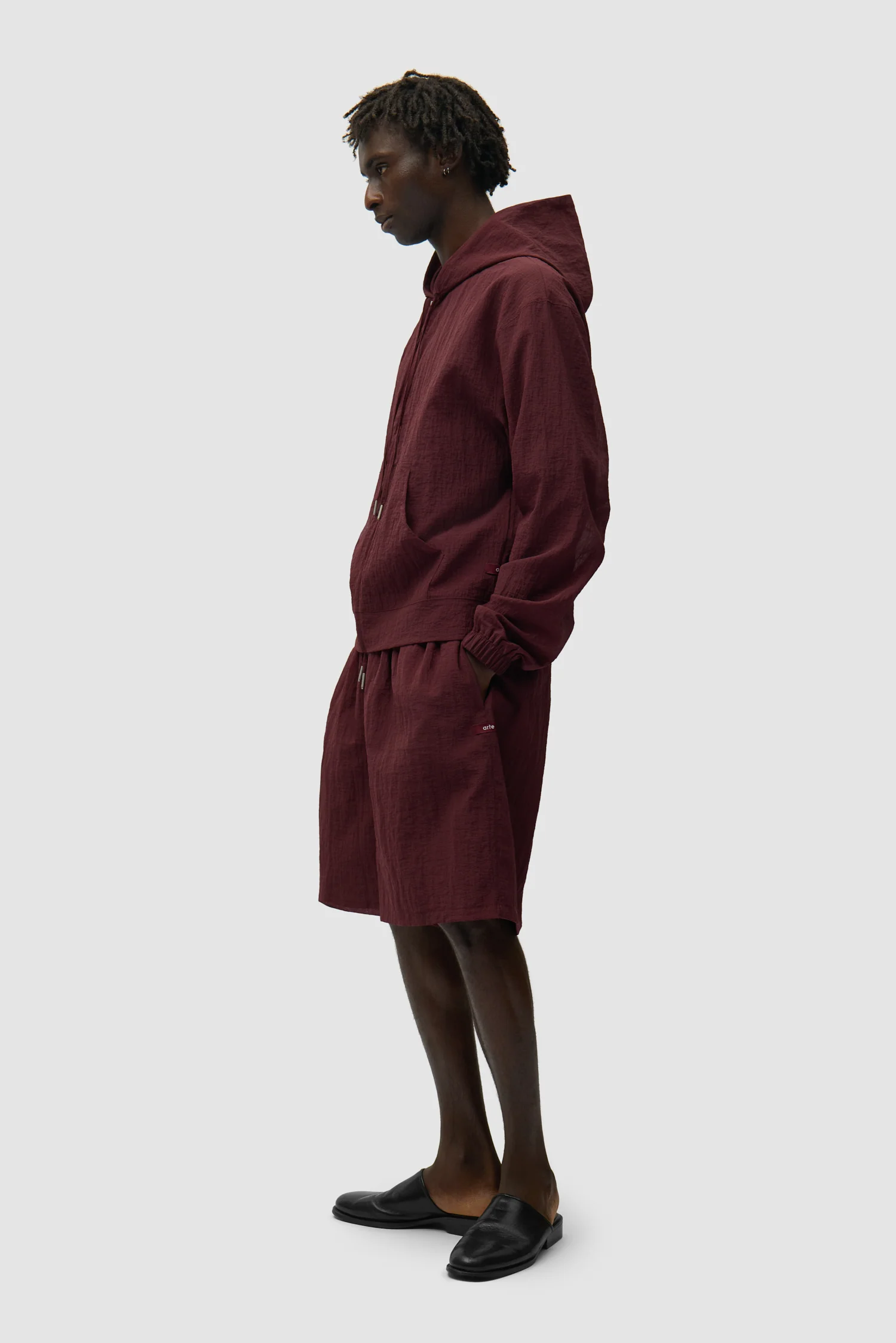 Mesh Jacket - Bordeaux - Image 5