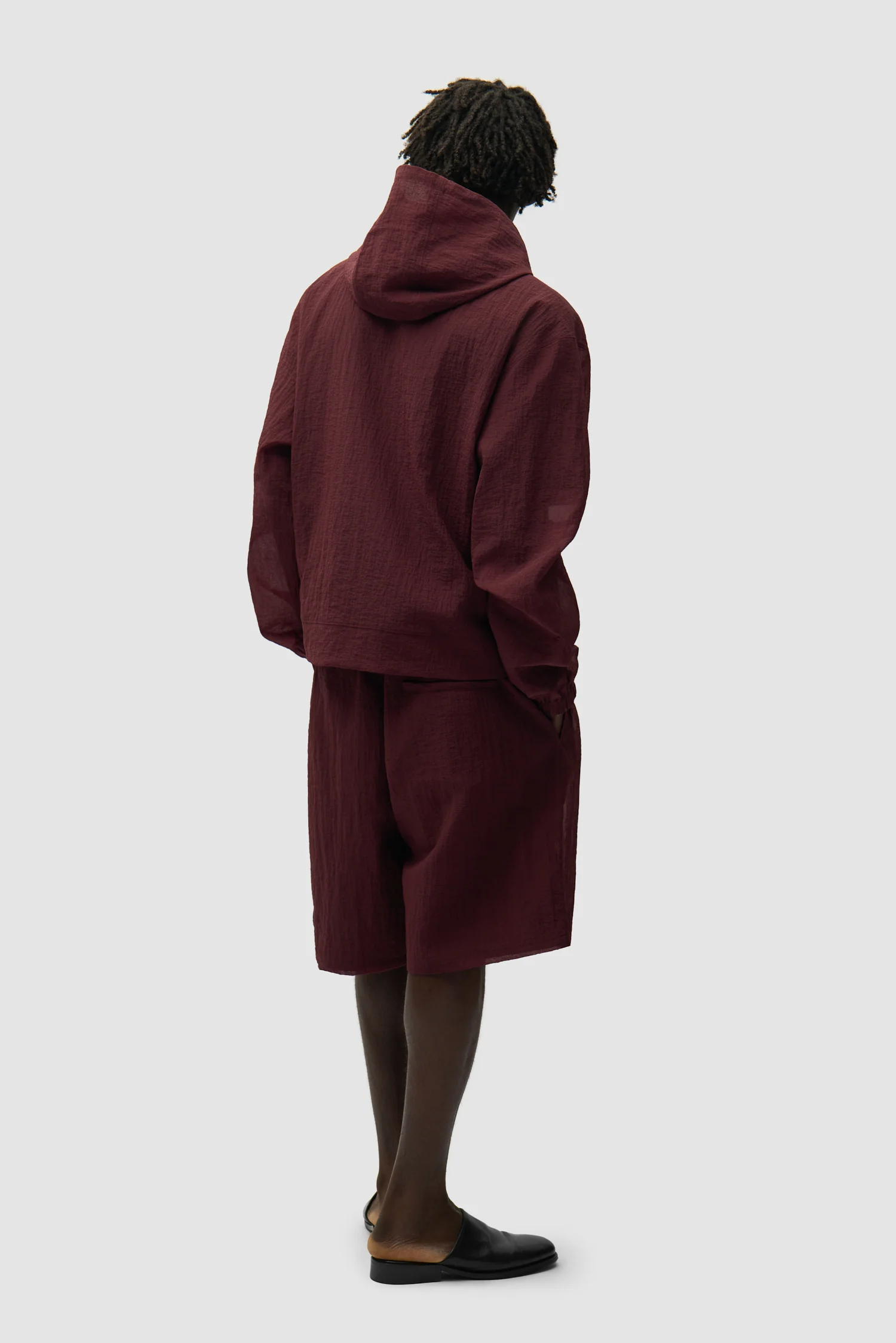 Mesh Jacket - Bordeaux - Image 6
