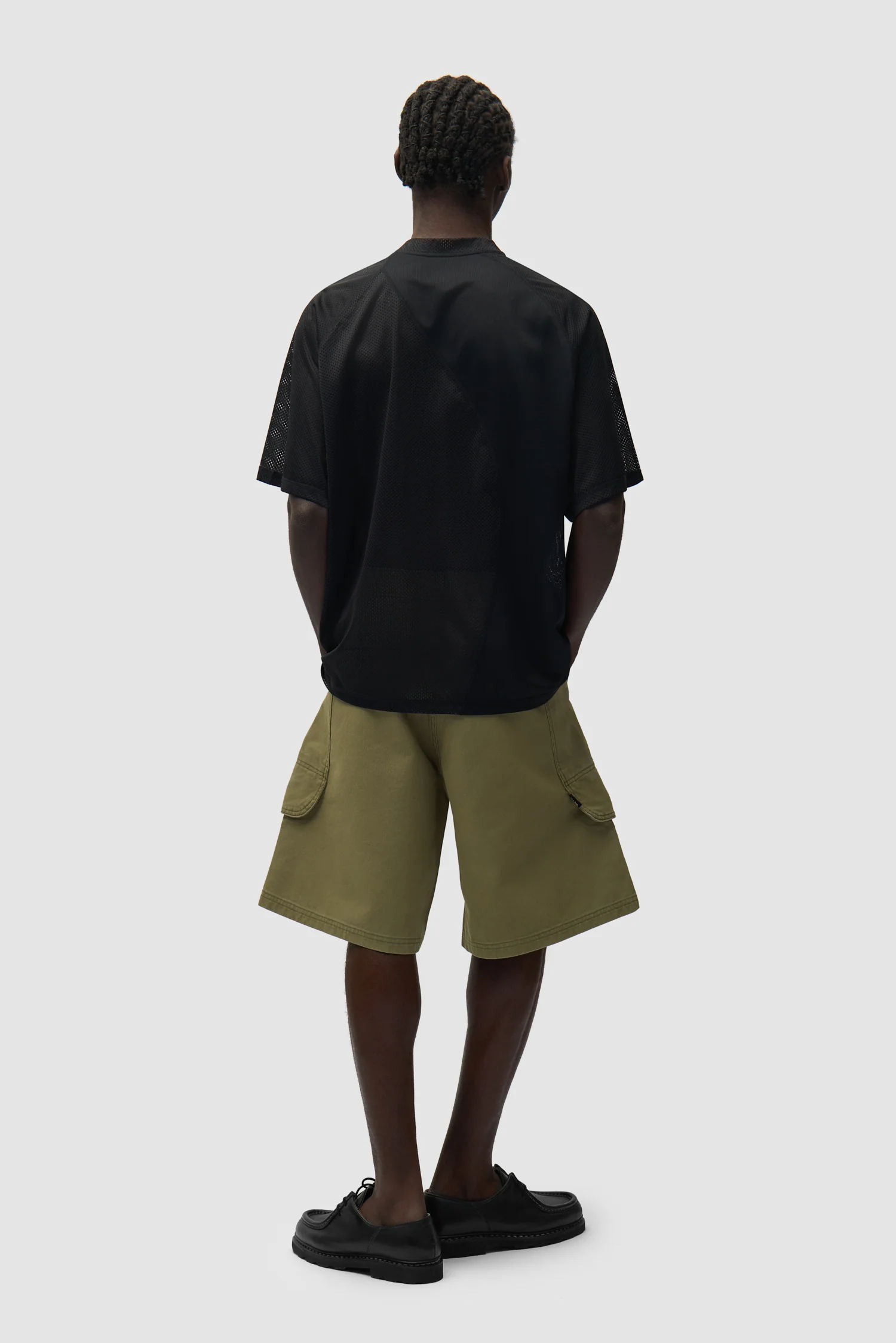 Multi Mesh T-shirt - Black - Image 6