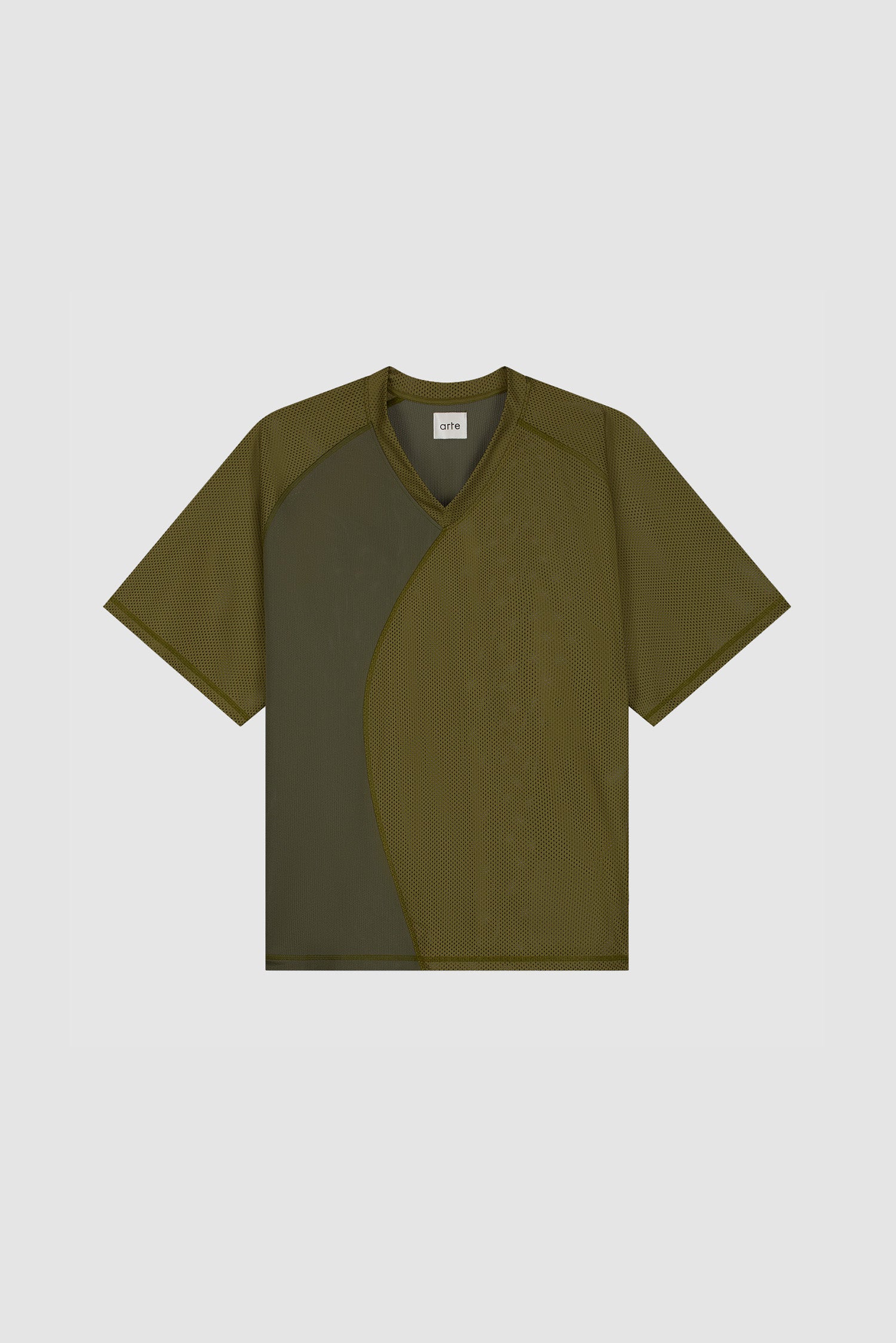 Multi Mesh T-shirt - Green - Image 8