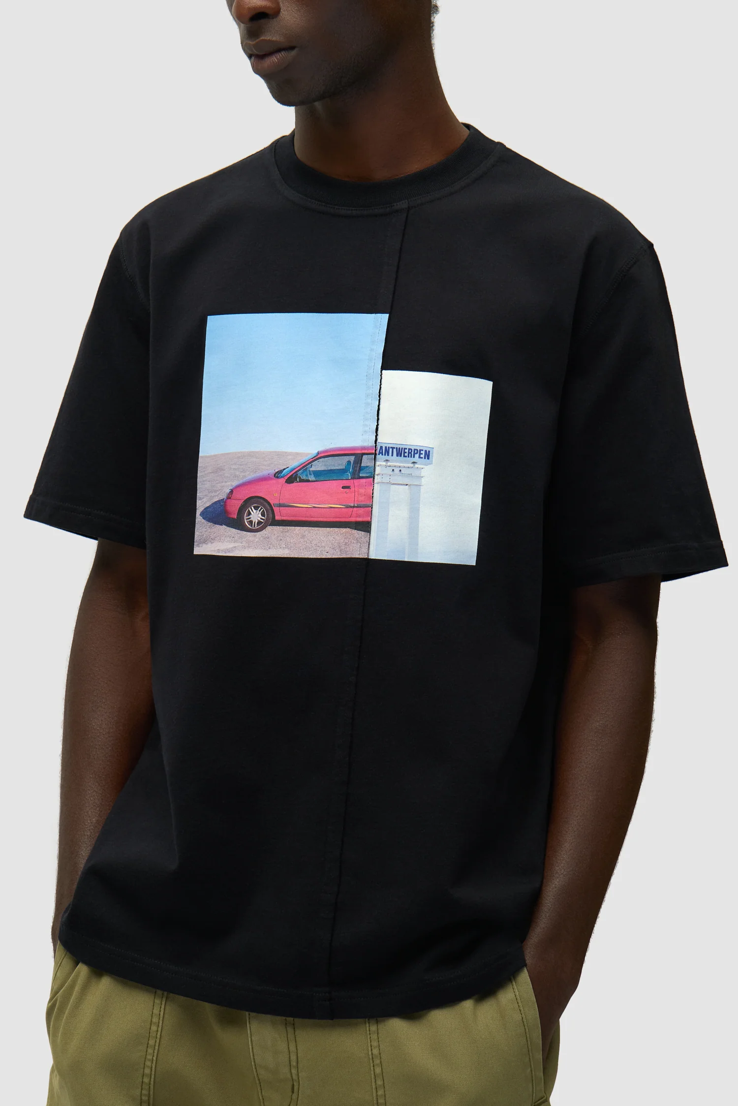 Photo T-shirt - Black - Image 7