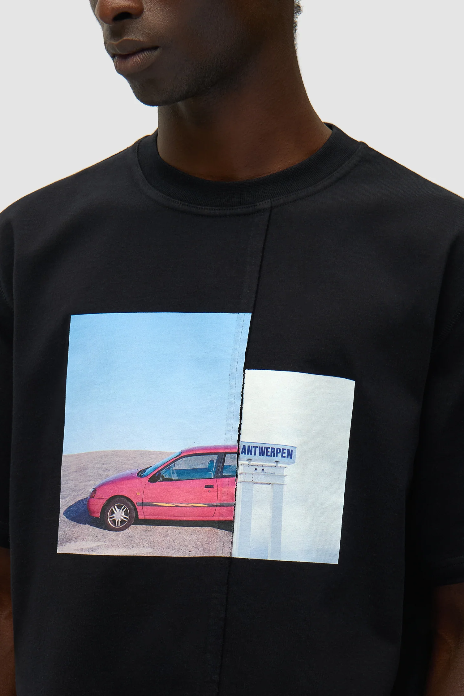 Photo T-shirt - Black - Image 8