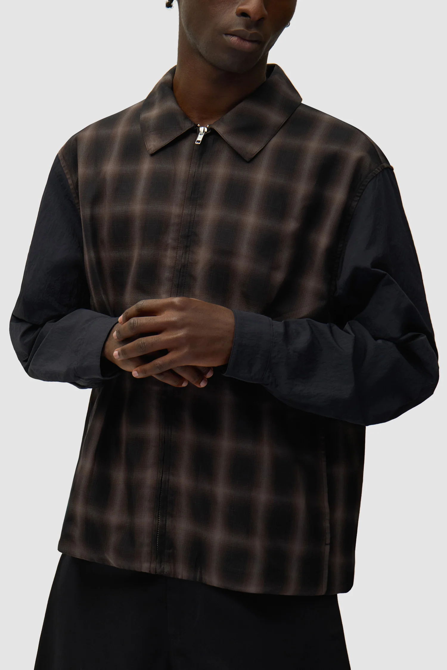 Plaided shirt Jacket - Plaid - Image 7