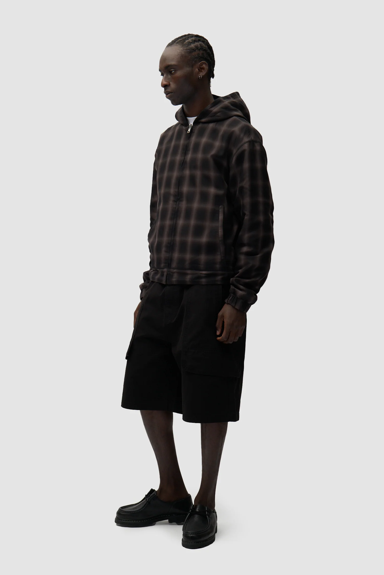 Reversible Fleece Jacket - Black - Image 11