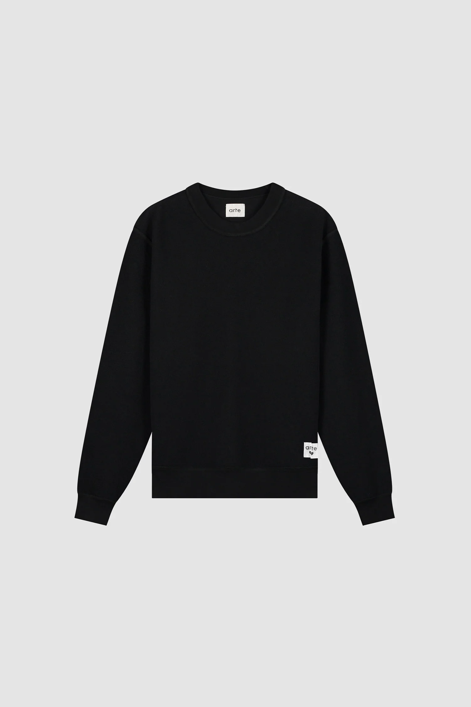 Reversible label Crewneck - Black - Image 9