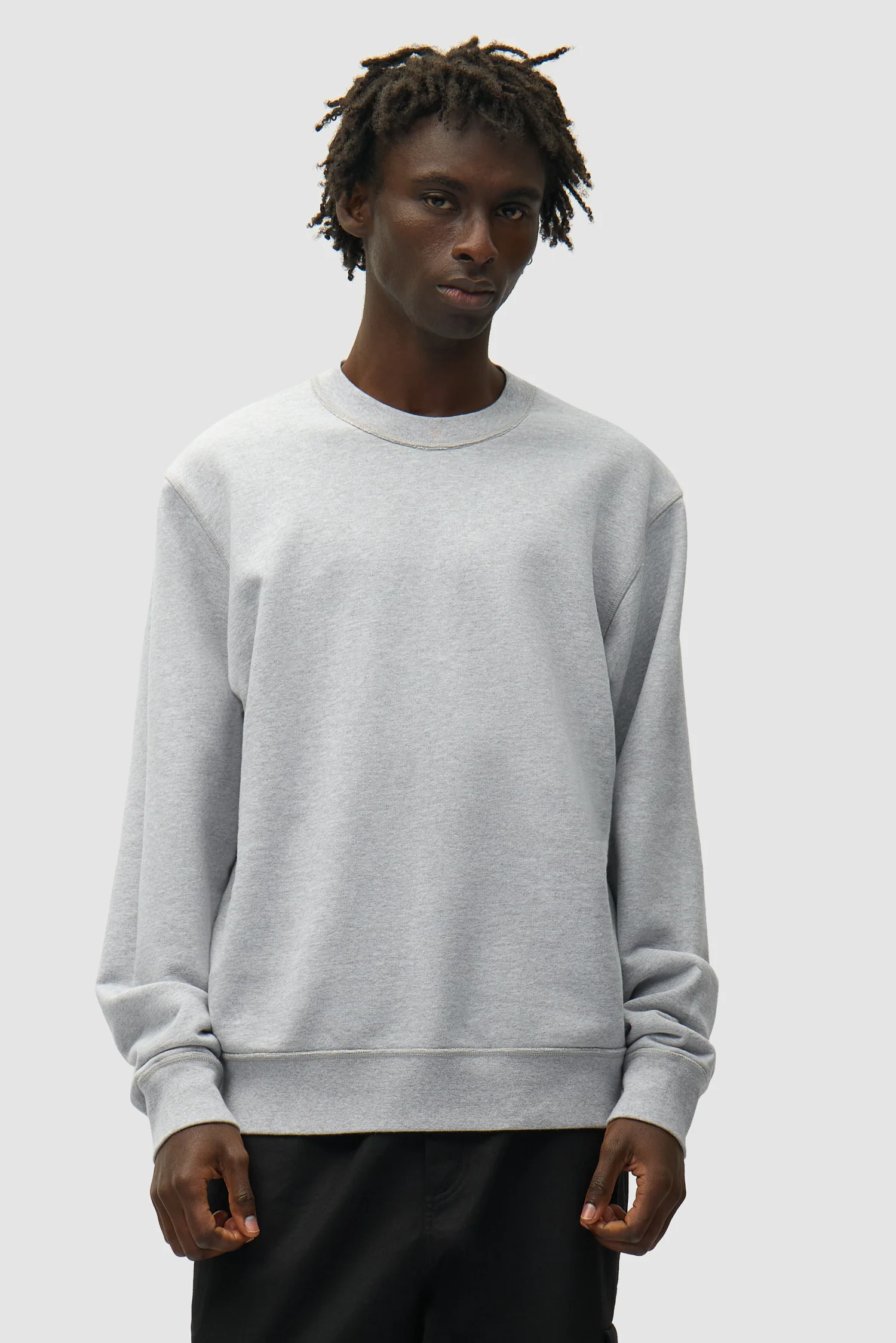 Reversible label Crewneck - Grey - Image 3