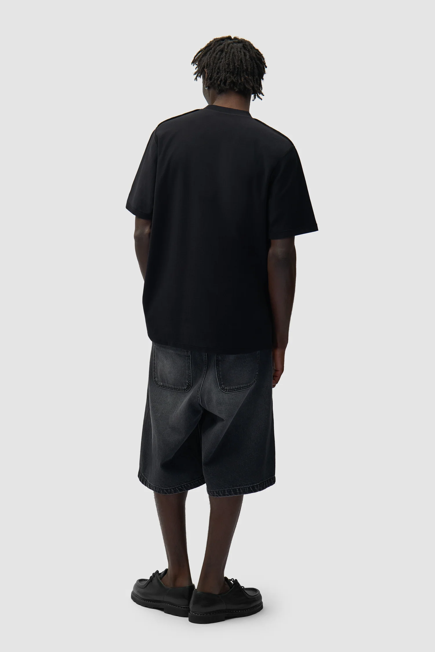 Reversible label T-shirt - Black - Image 6