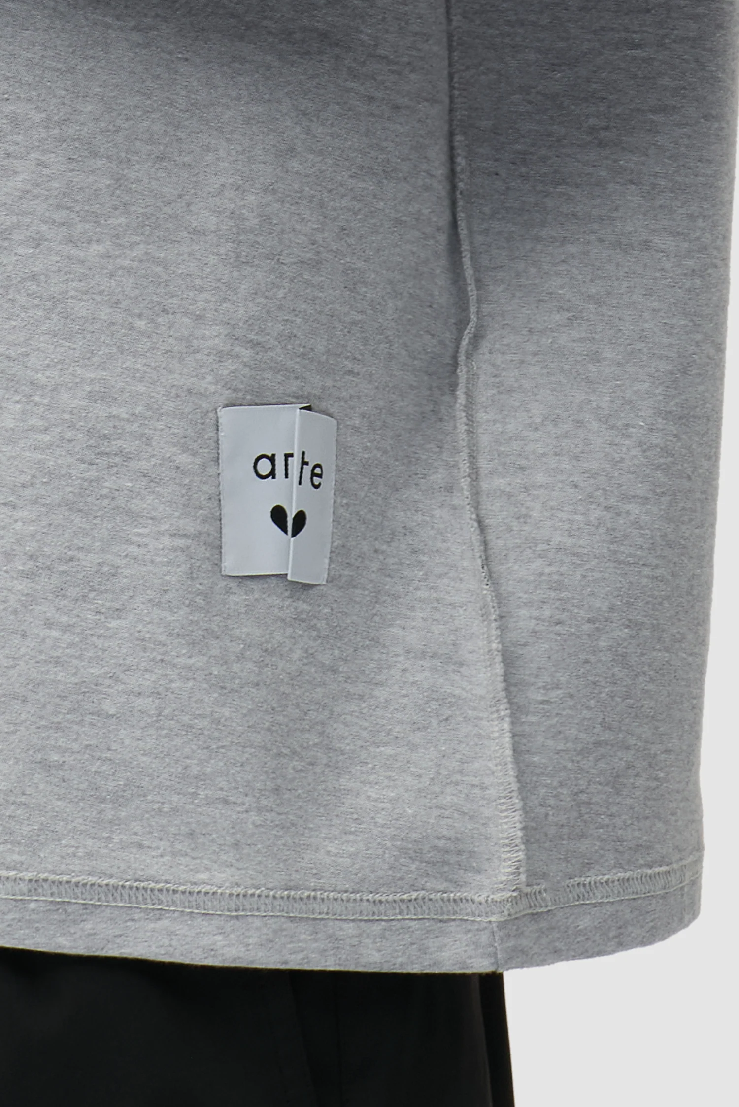 Reversible label T-shirt - Grey - Image 9