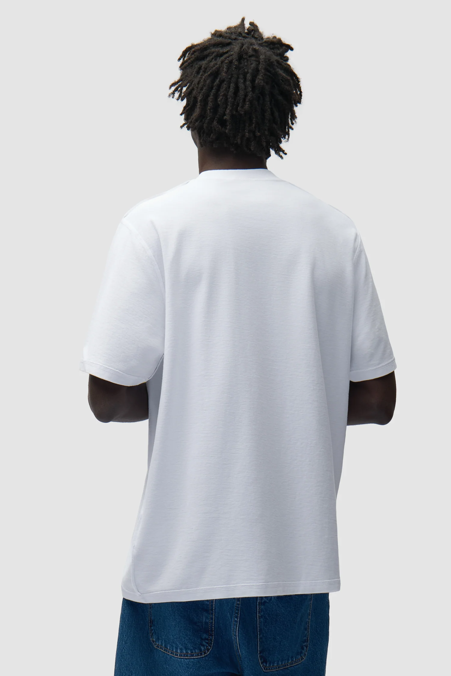 Reversible label T-shirt - White - Image 3