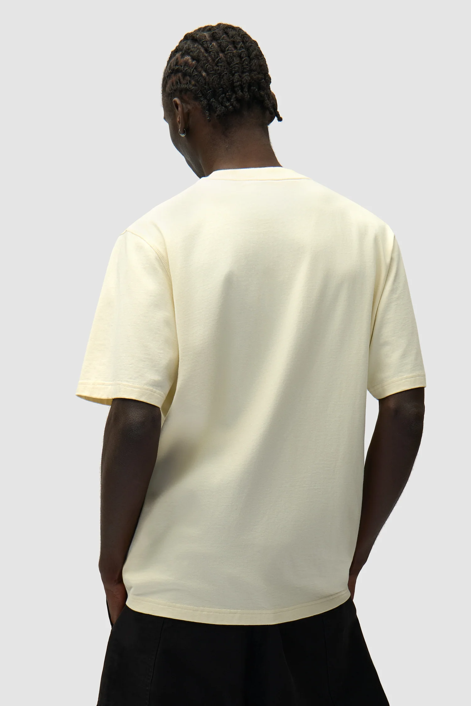 Side Logo T-shirt - Cream - Image 3